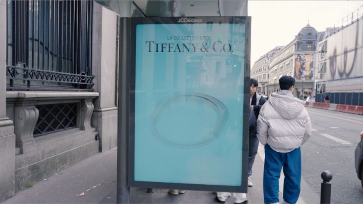 Tiffany & Co. et JCDecaux s’associent pour la Saint Valentin
